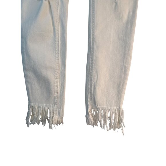 2/$30 ZARA  Size 2 Trafaluc  Distressed White Skinny Jeans - Picture 8 of 13